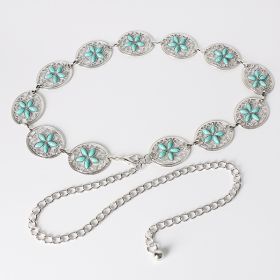 Retro Fashion Women's Waist Chain (Color: Silver)